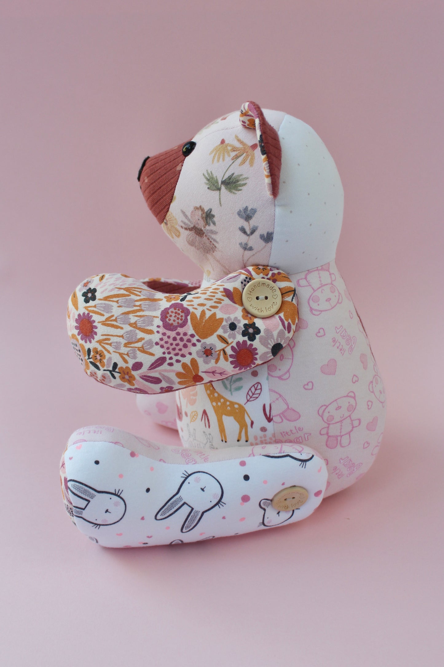 Button Jointed Memory Bear Keepsake