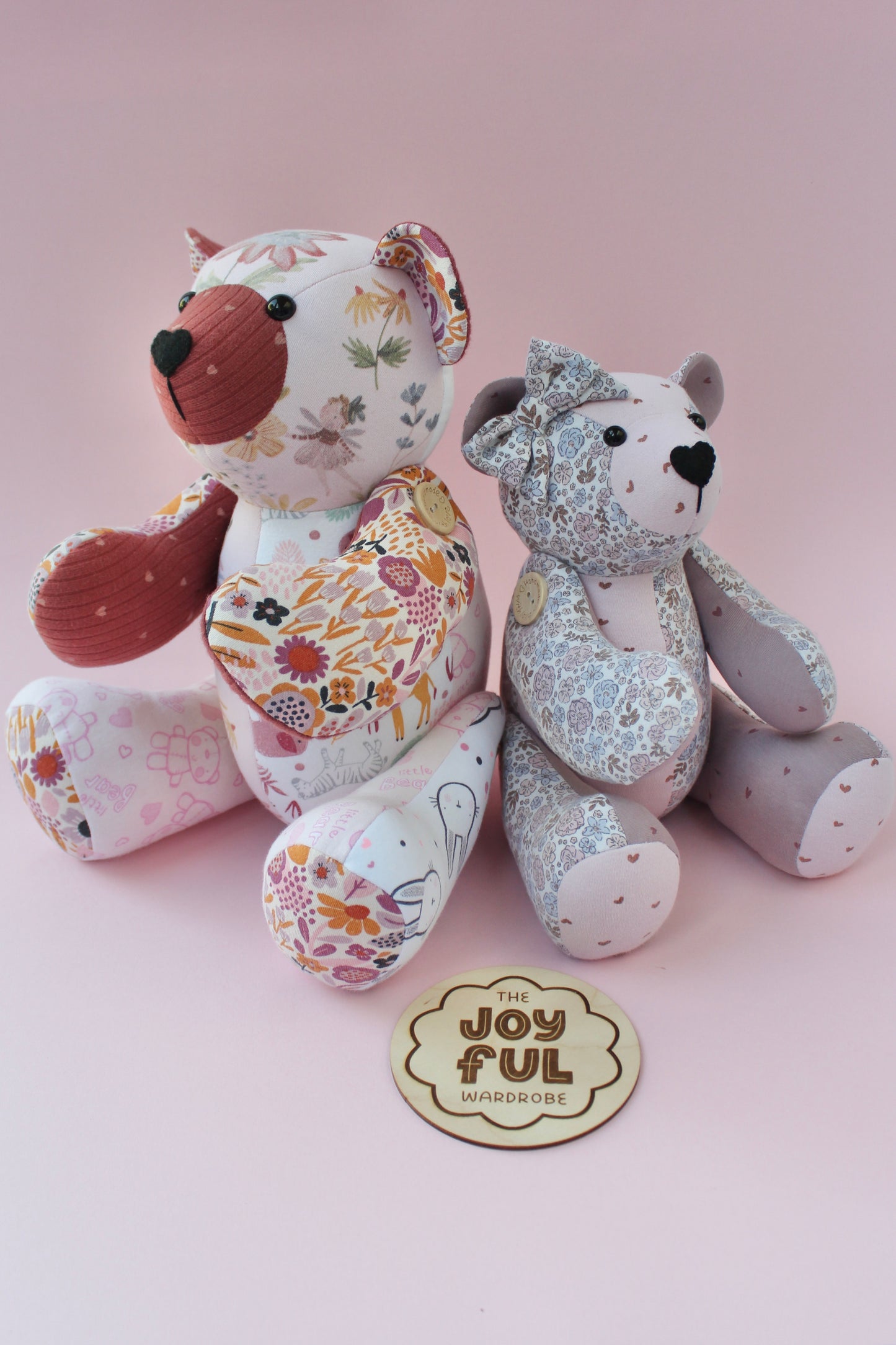 Button Jointed Memory Bear Keepsake