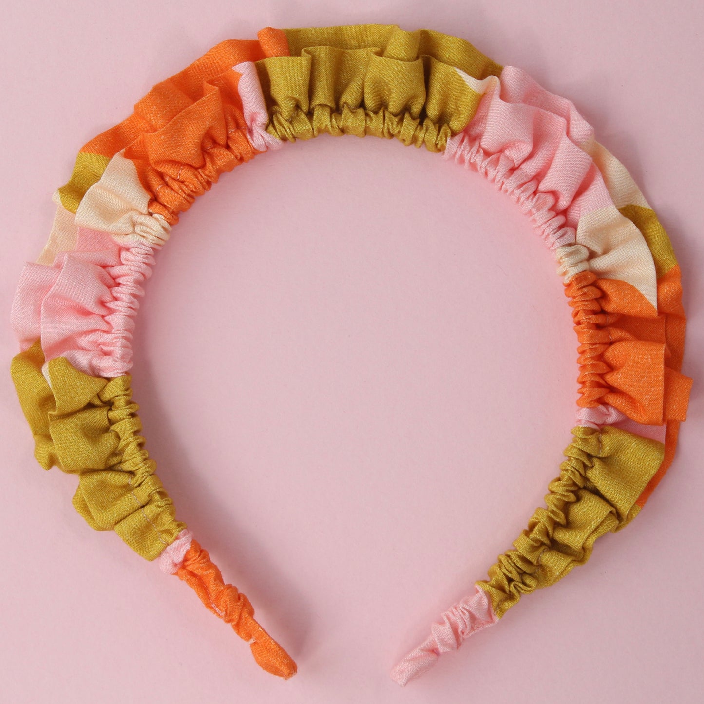 Orange Clouds - Little double Ruffle