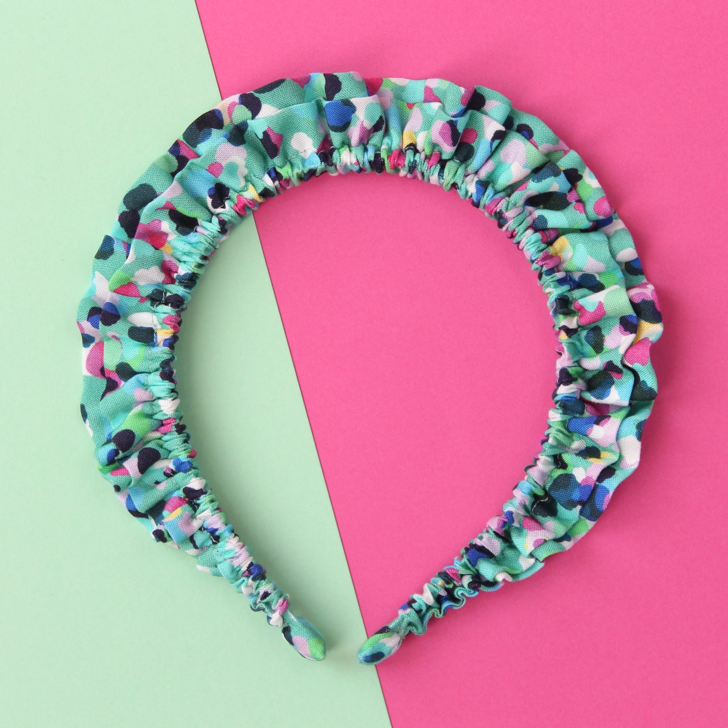 Party Spot Turquoise - Little double Ruffle