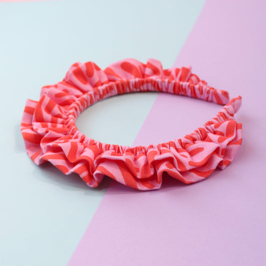 Rose Squiggle - Large double Ruffle