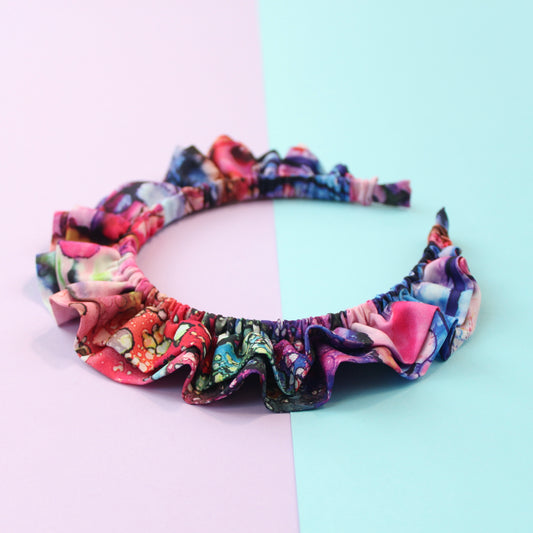 Pink Neptune - Large double Ruffle