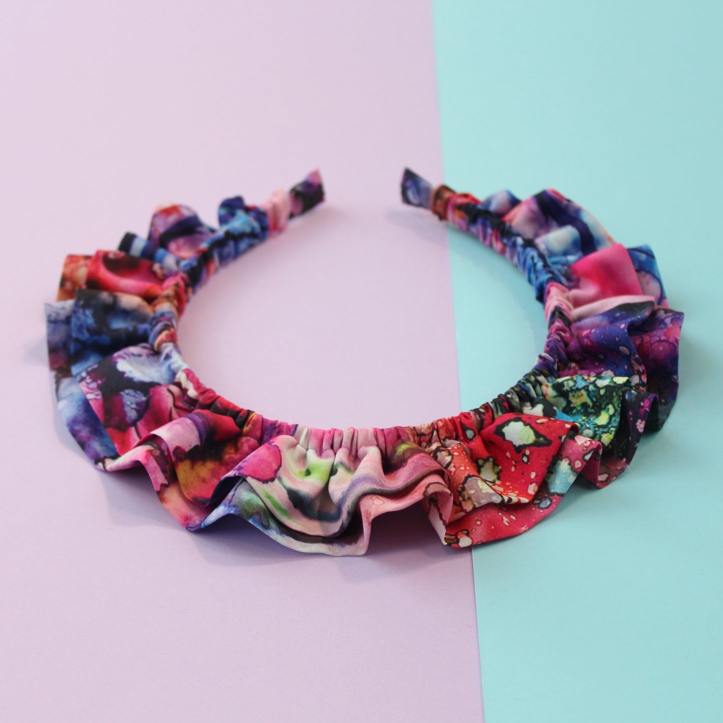 Pink Neptune - Large double Ruffle