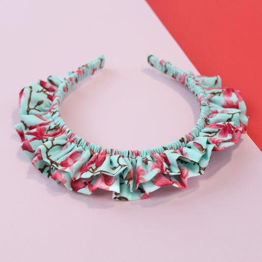 Mint Magnolia - Large double Ruffle