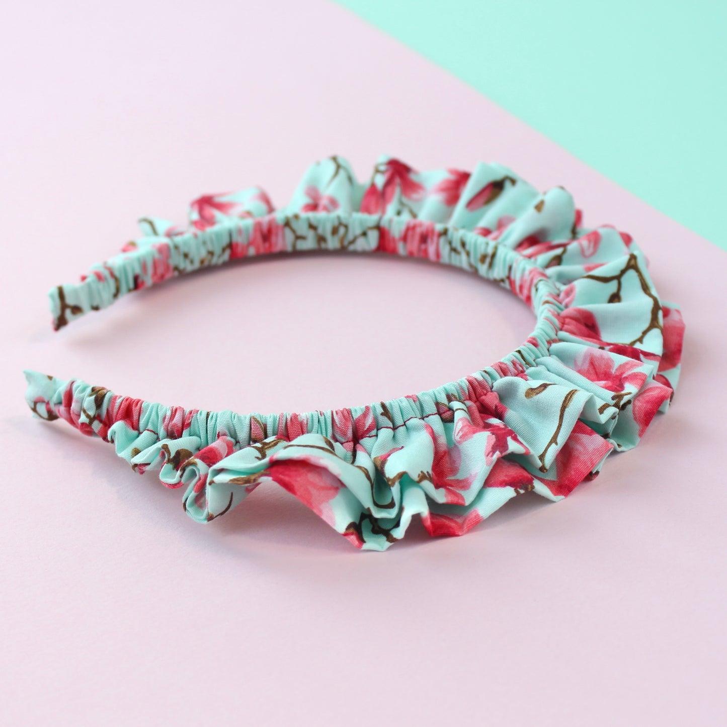Mint Magnolia - Large double Ruffle