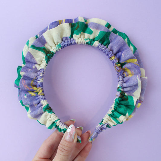 Purple Lilies - Large double Ruffle