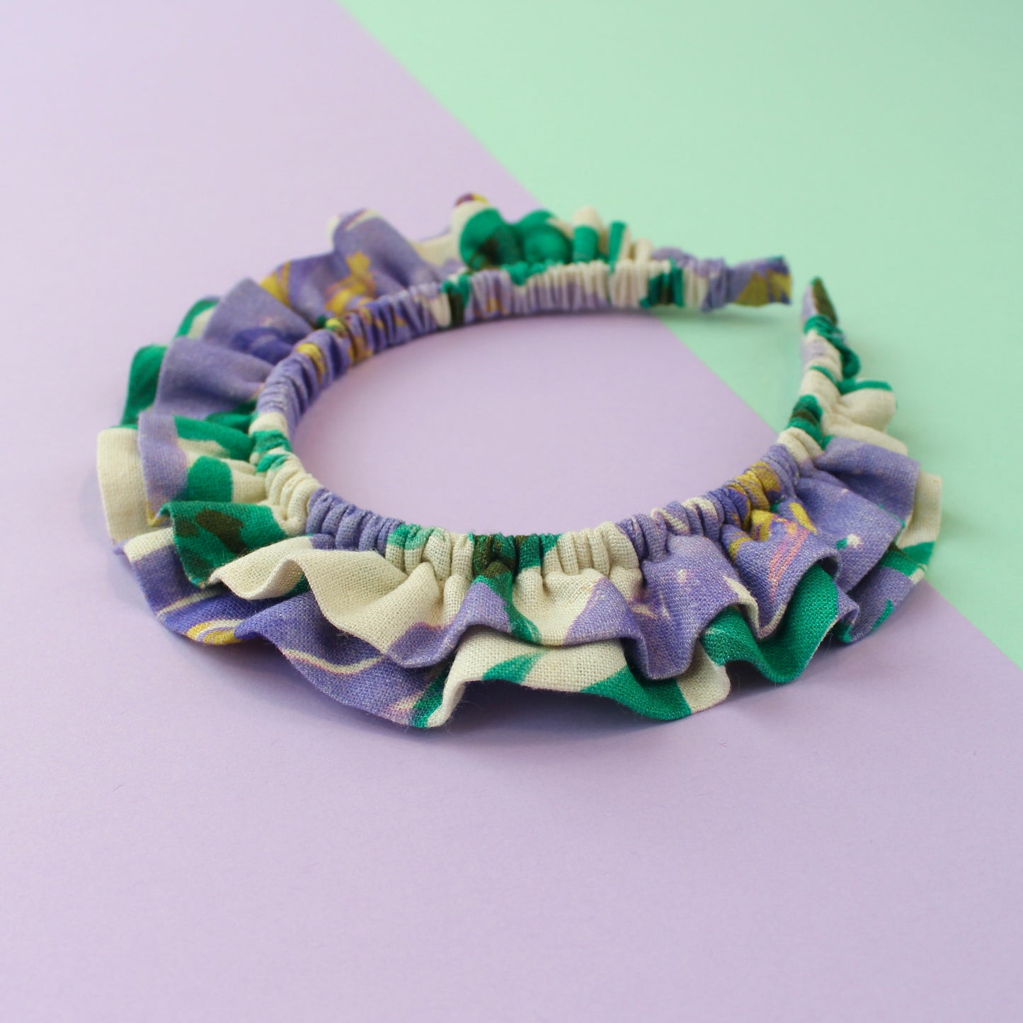 Purple Lilies - Large double Ruffle