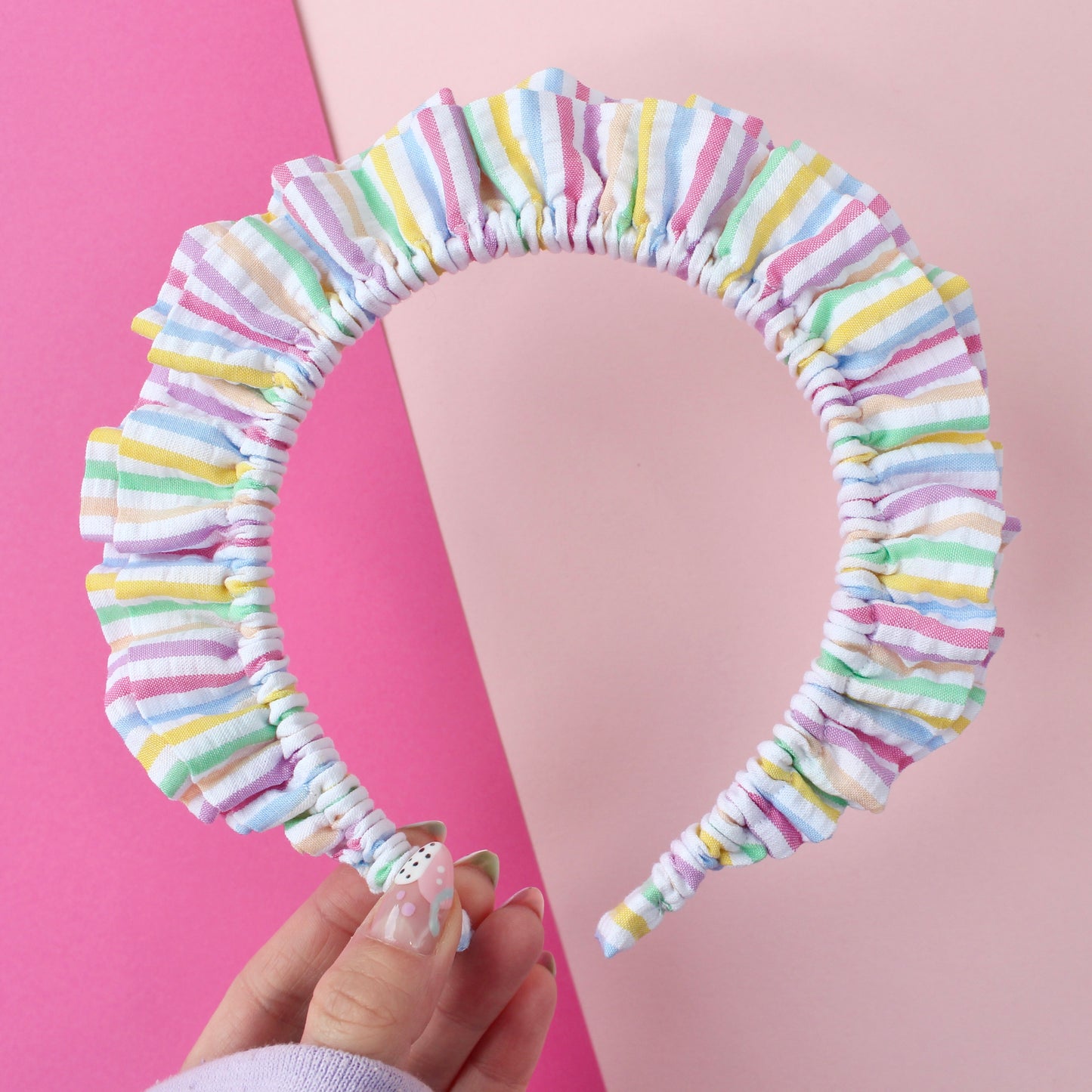 Cosy Rainbow - Large double Ruffle