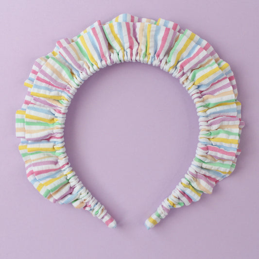 Cosy Rainbow - Large double Ruffle