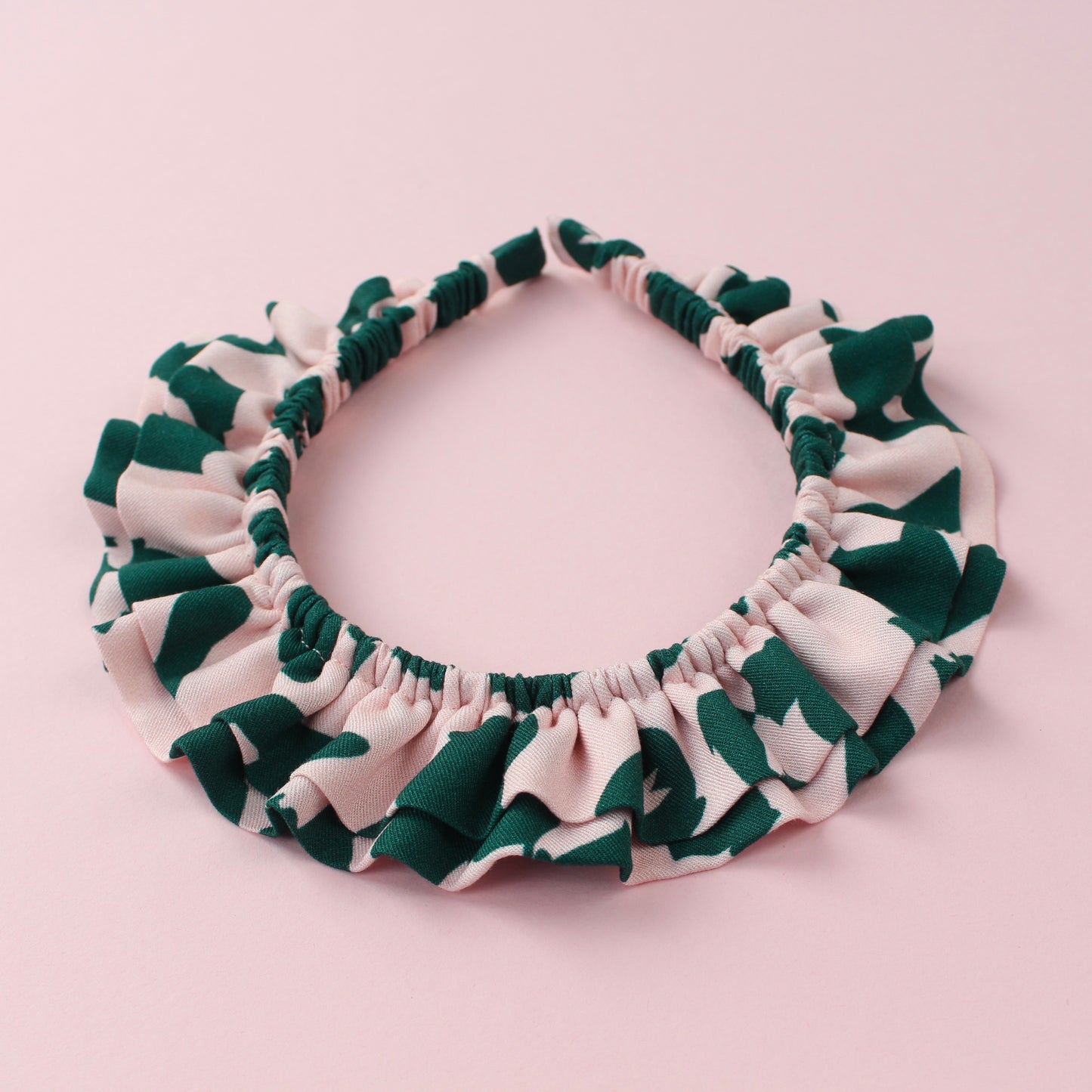 Green Blushhh - Large double Ruffle