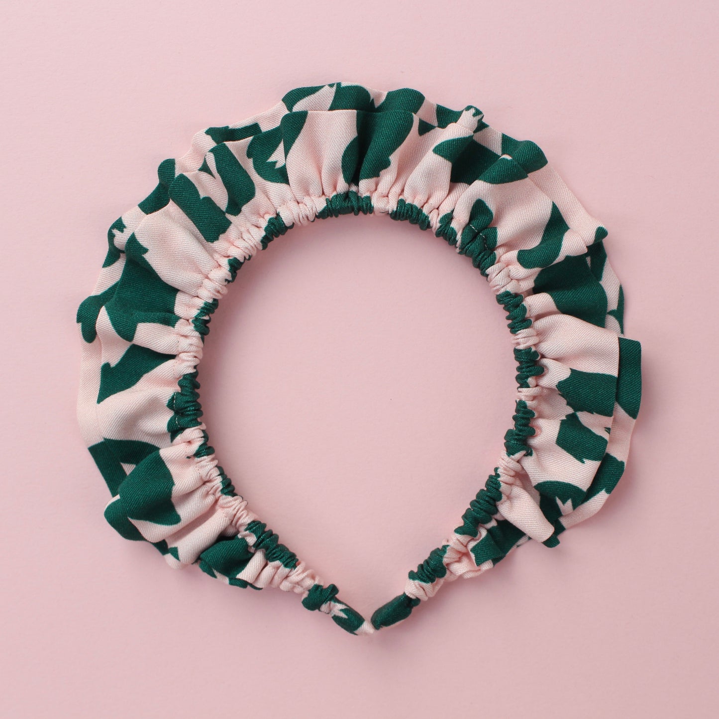 Green Blushhh - Large double Ruffle