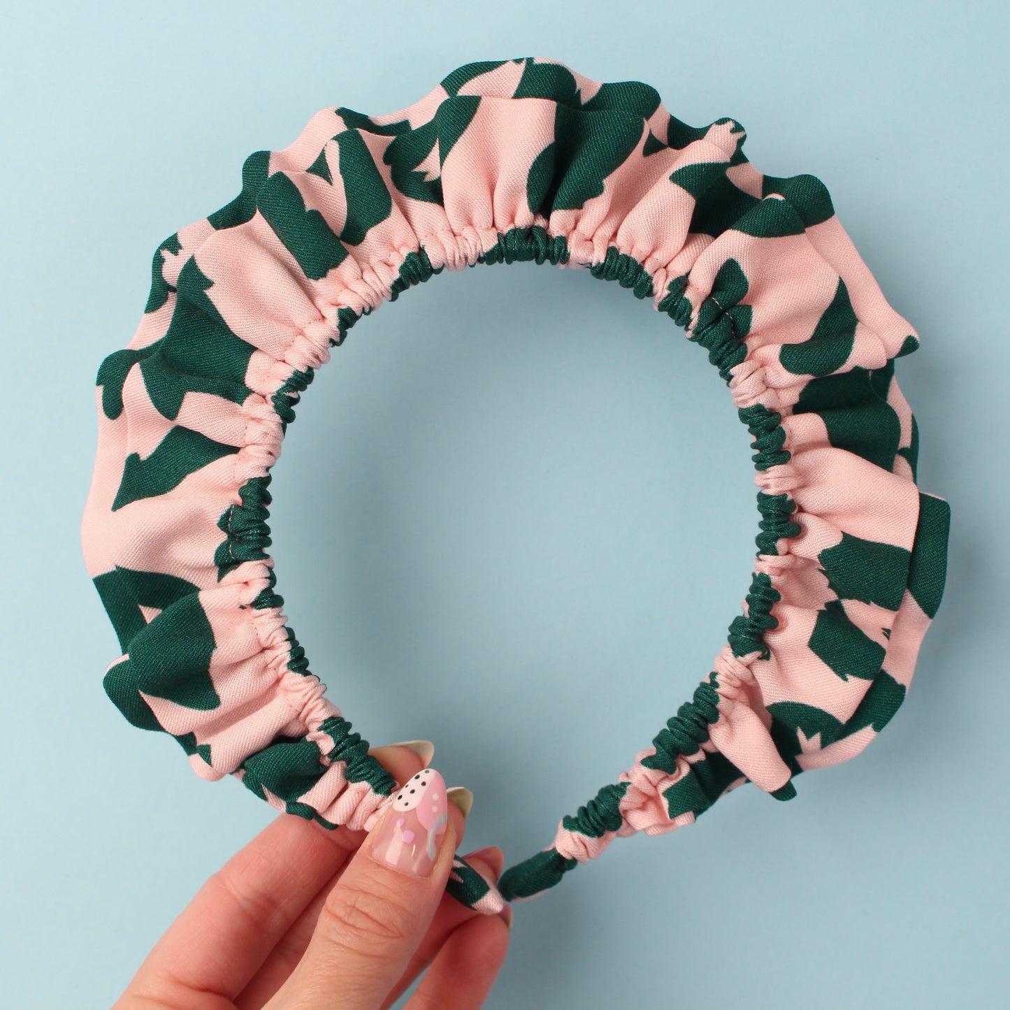 Green Blushhh - Large double Ruffle