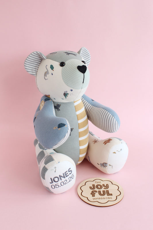 Button Jointed Memory Bear Keepsake