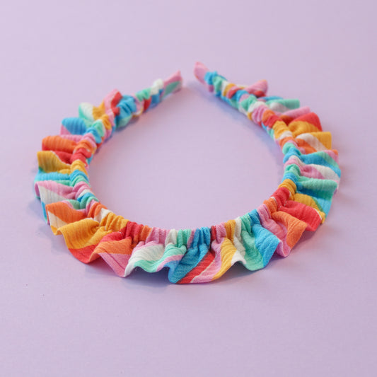 Rainbow Swirl - Single Ruffle