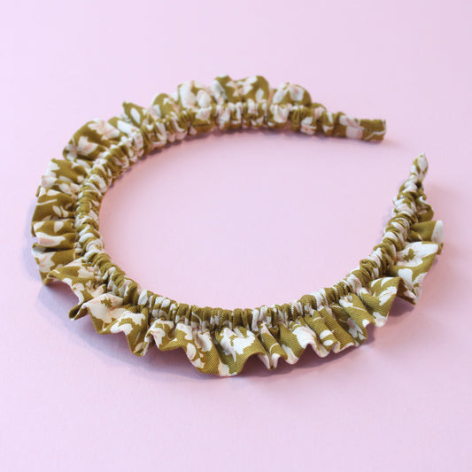 Mustard Flowers - Single Ruffle