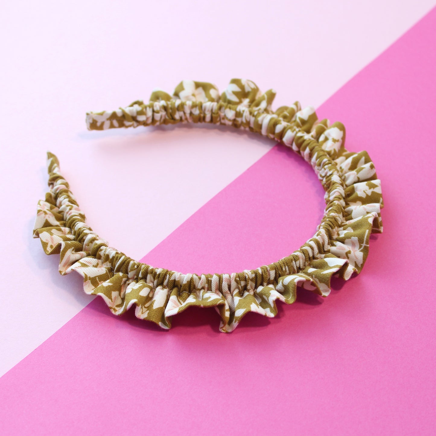 Mustard Flowers - Single Ruffle