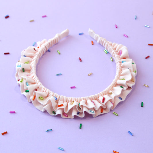 Sprinkle Cupcake Little Double Ruffle