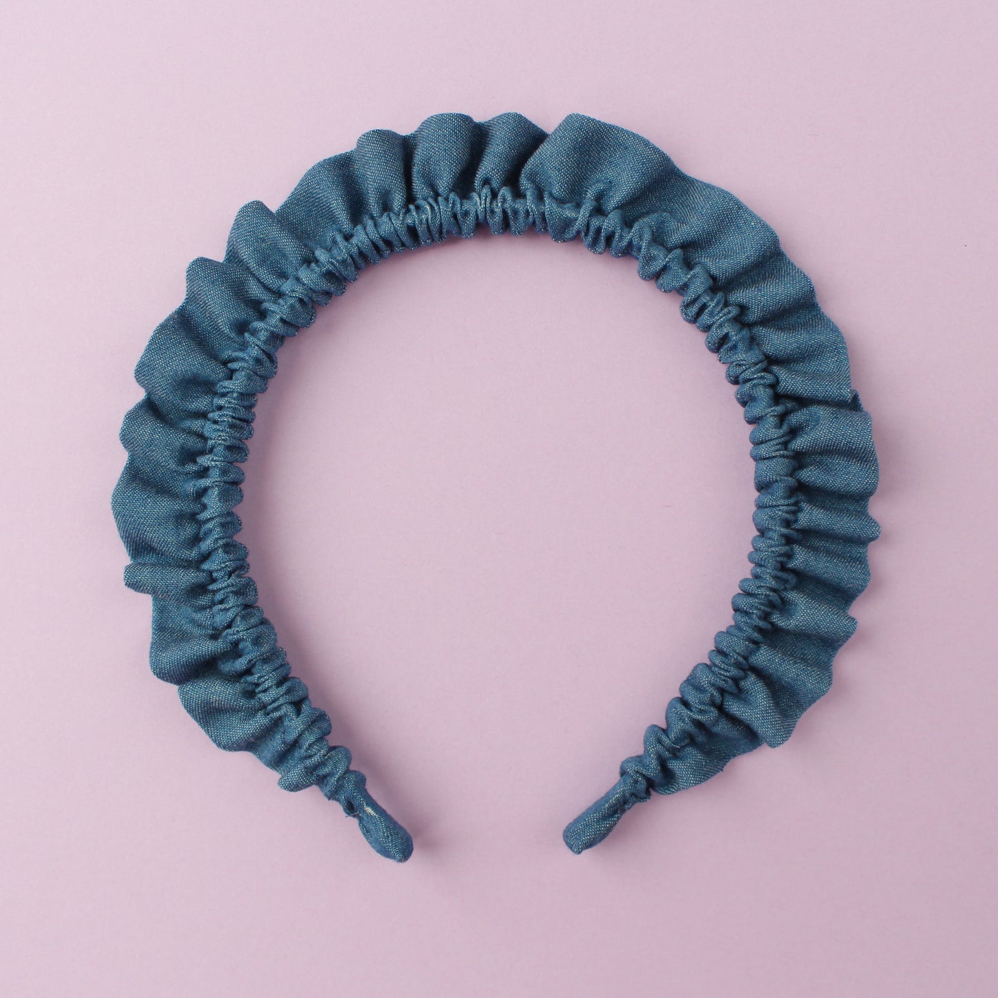 Denim Petal - Single Ruffle