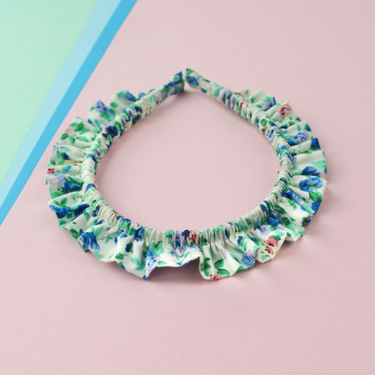 Pretty Blue - Single Ruffle