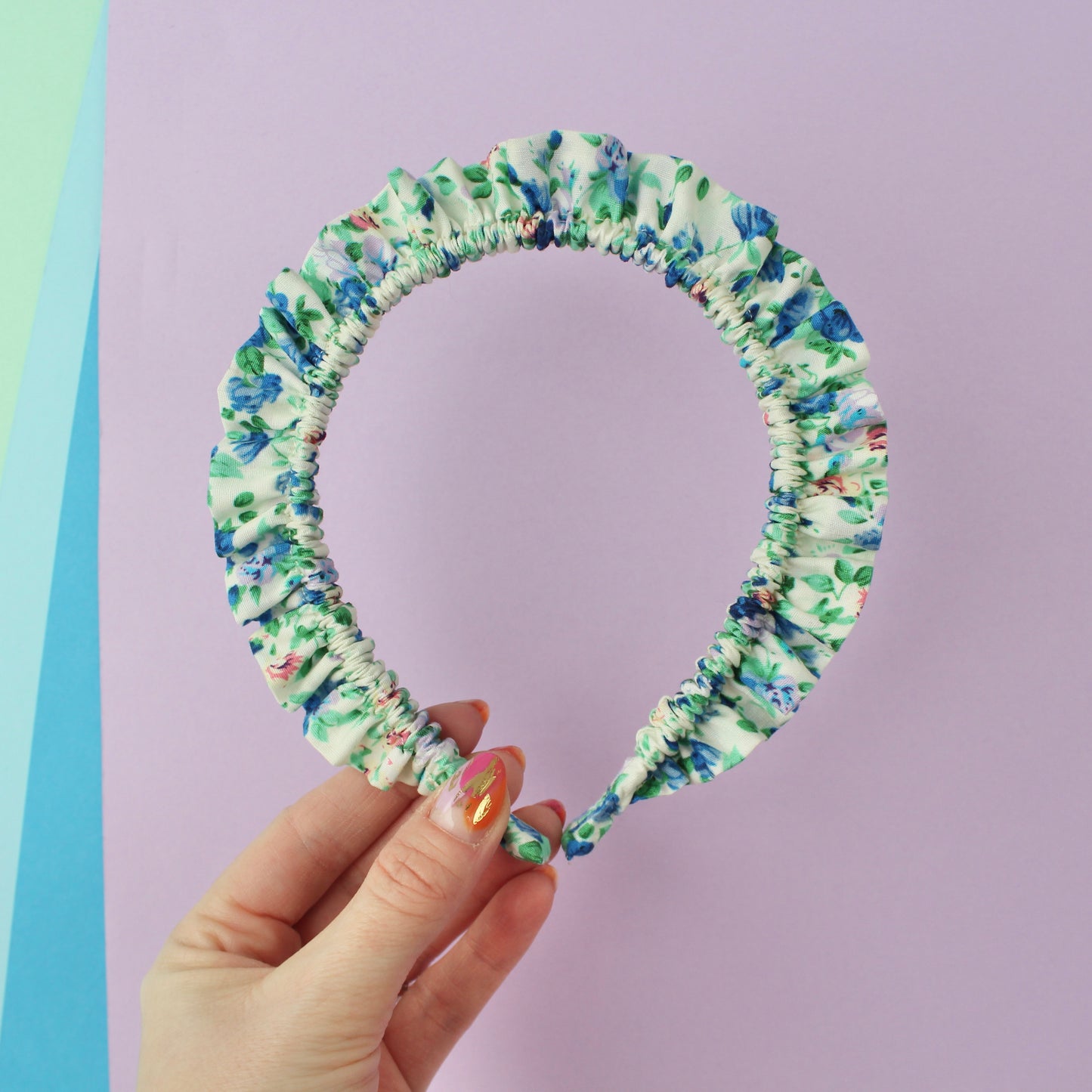 Pretty Blue - Single Ruffle