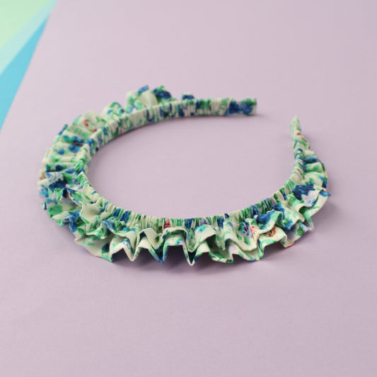 Pretty Blue - Little double Ruffle