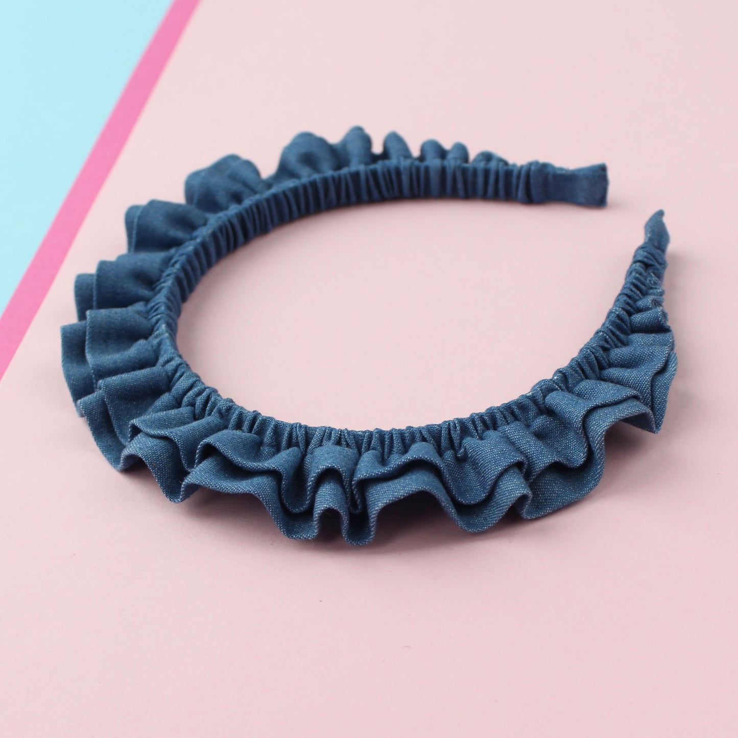 Double Denim - Little double Ruffle