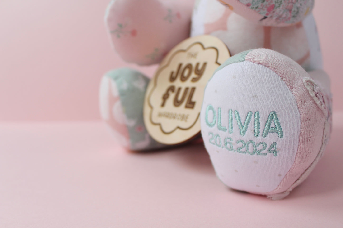Button Jointed Memory Bear Keepsake
