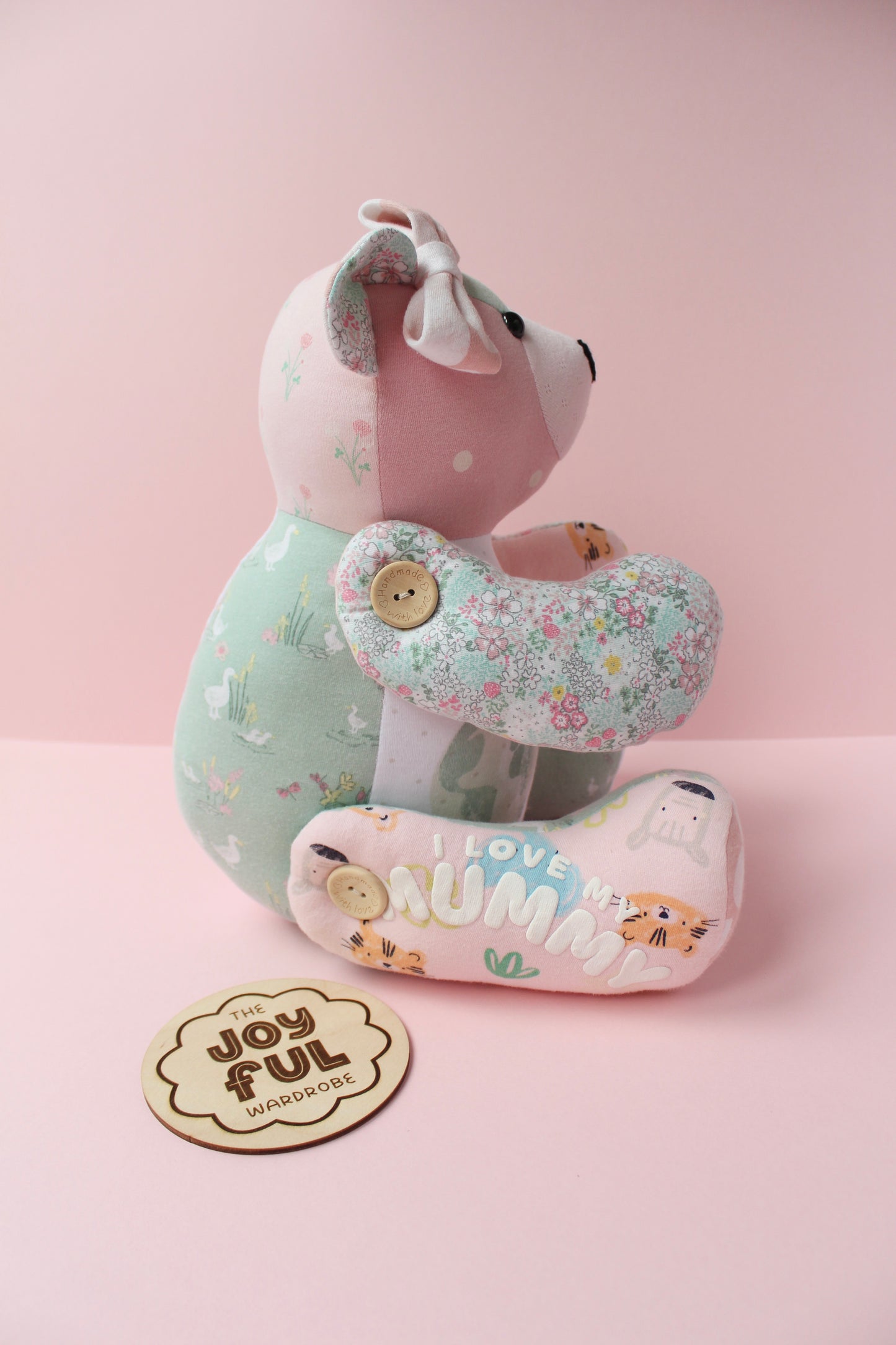 Button Jointed Memory Bear Keepsake