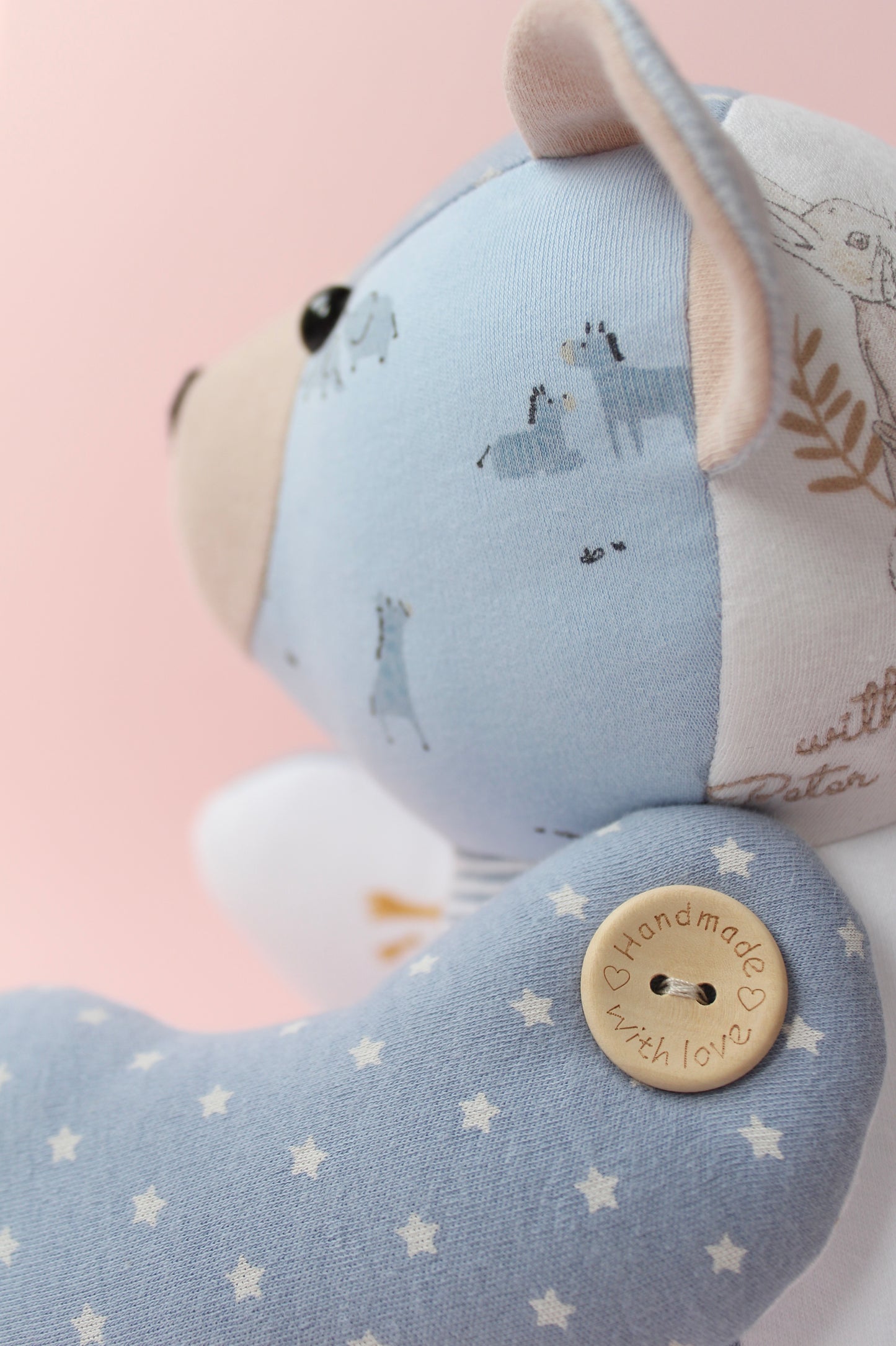 Button Jointed Memory Bear Keepsake