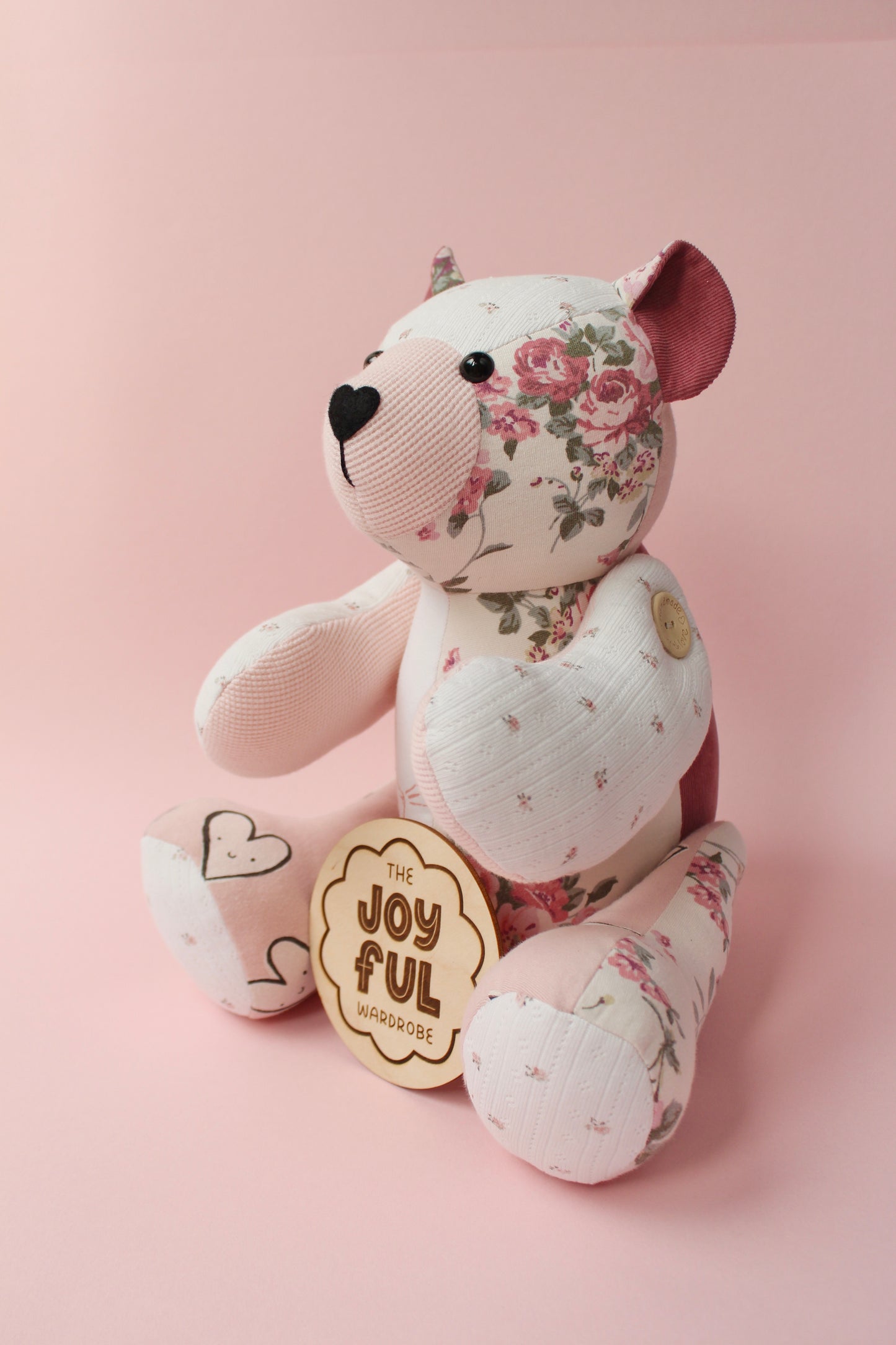 Button Jointed Memory Bear Keepsake