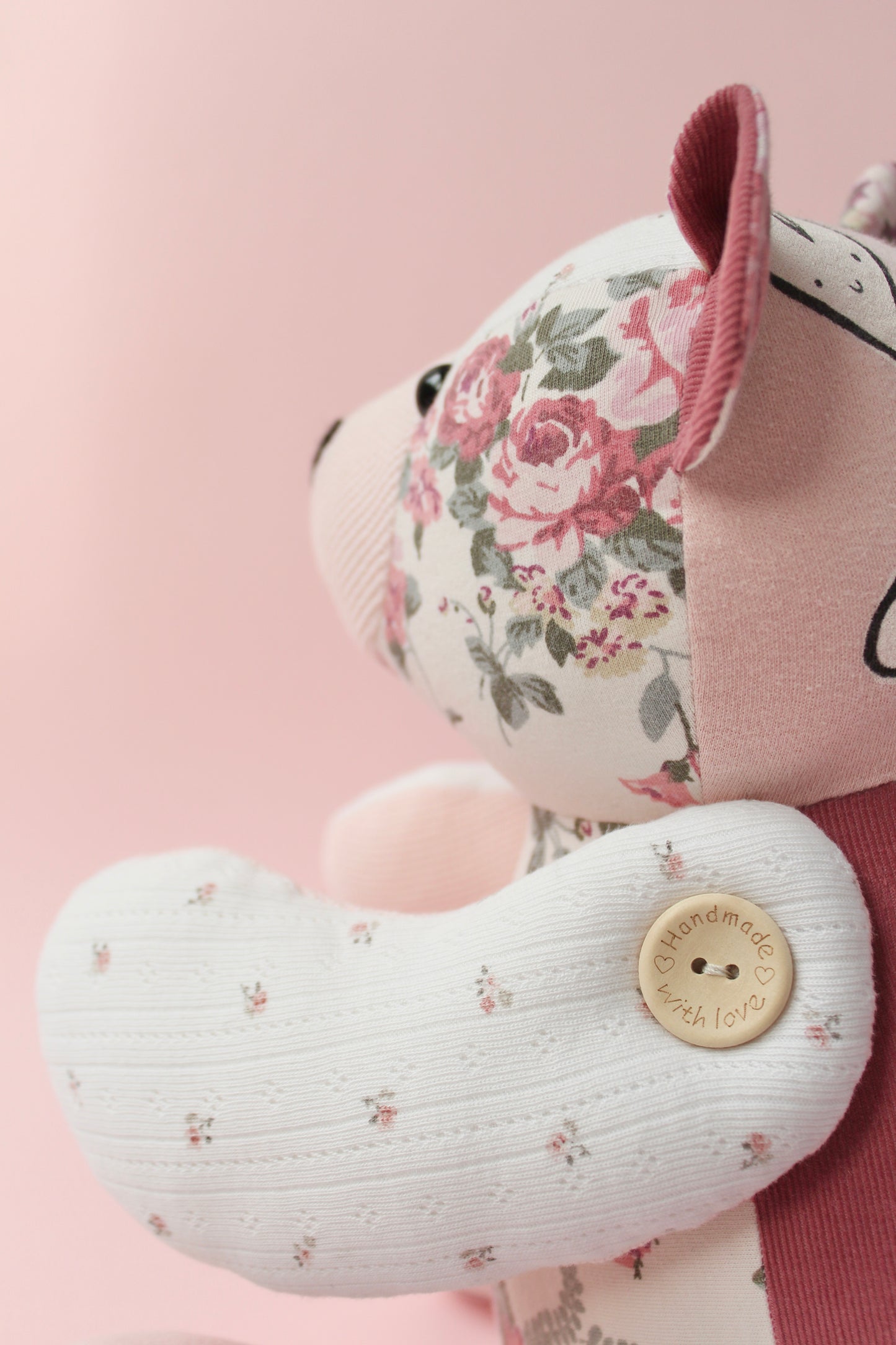 Button Jointed Memory Bear Keepsake