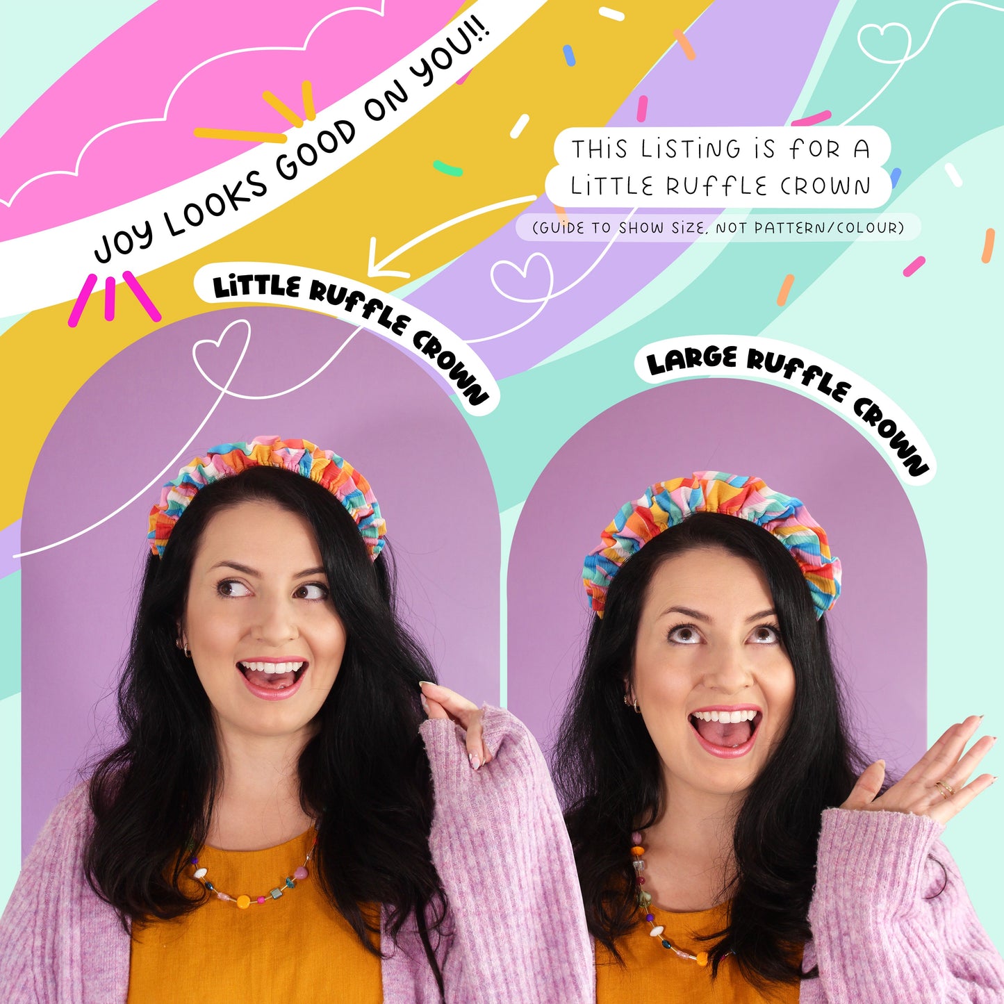 Double Denim - Little double Ruffle