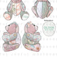Button Jointed Memory Bear Keepsake