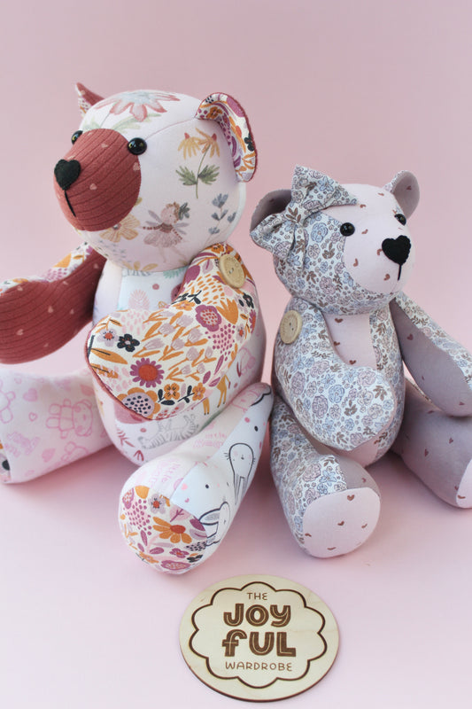 Button Jointed Memory Bear Keepsake