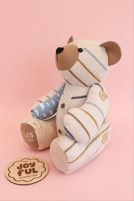 Button Jointed Memory Bear Keepsake