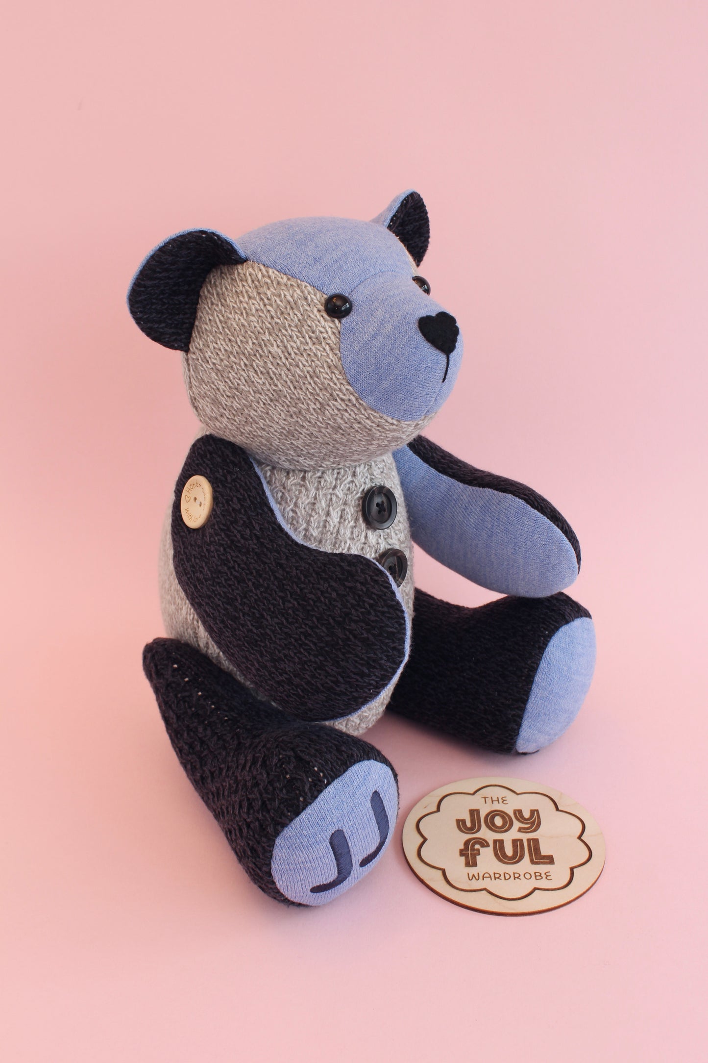 Button Jointed Memory Bear Keepsake