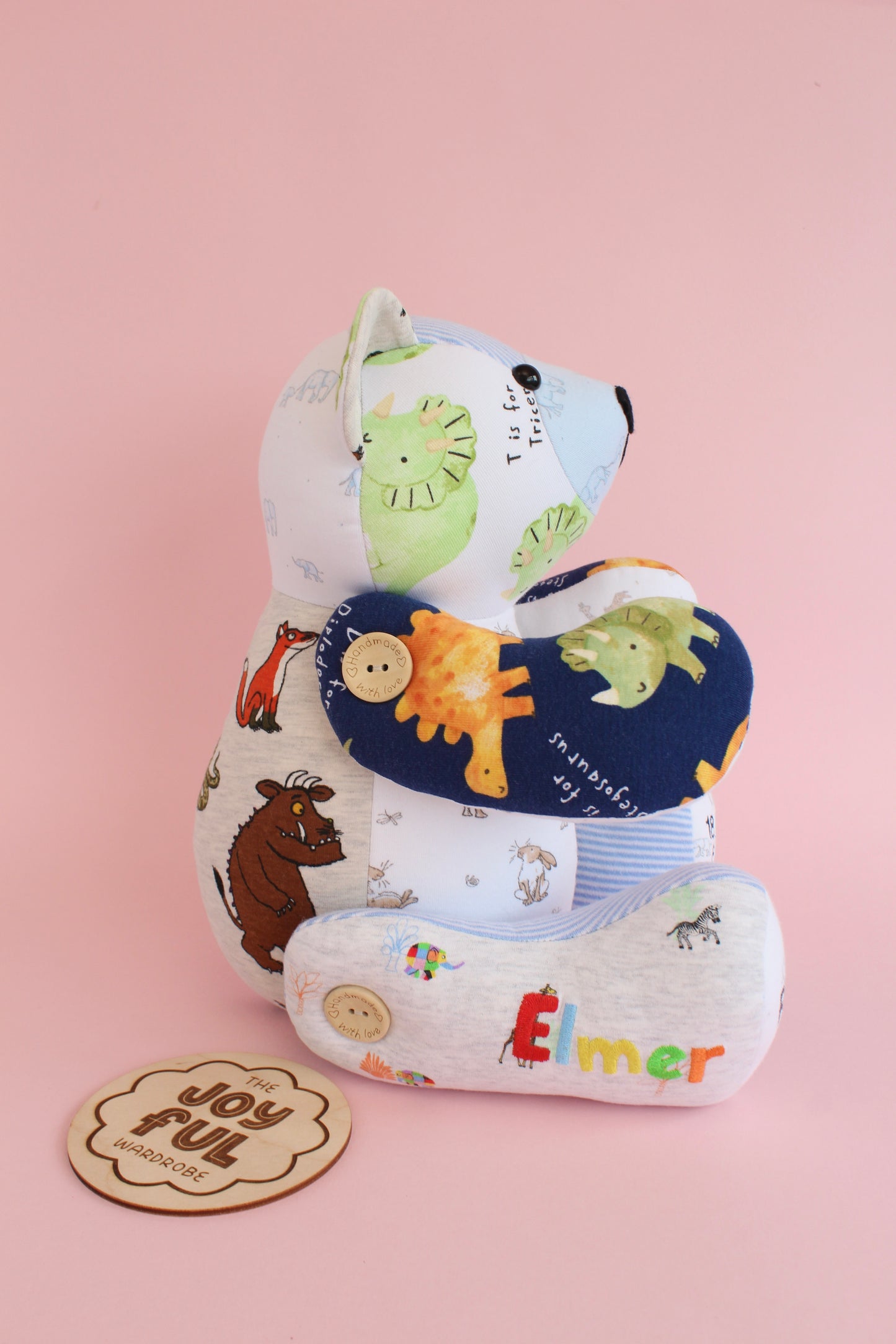 Button Jointed Memory Bear Keepsake