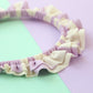 Lilac Squiggles - Little double Ruffle