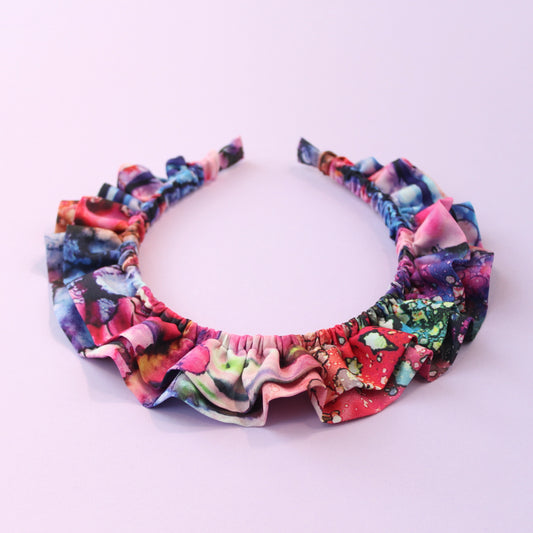 Pink Neptune - Large double Ruffle