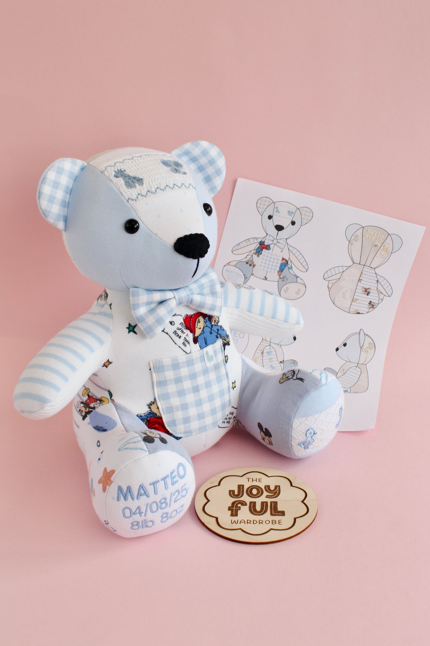 Memory Bear Keepsake (Baby/Childs Clothing)