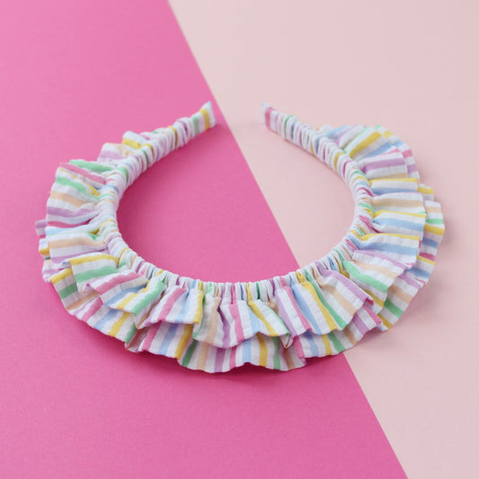 Cosy Rainbow - Large double Ruffle