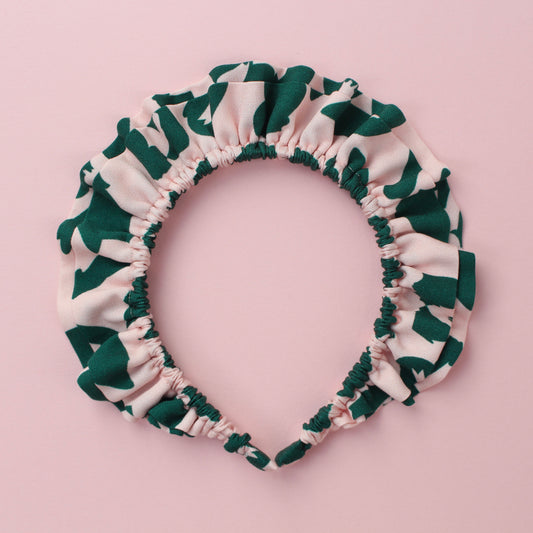 Green Blushhh - Large double Ruffle
