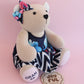Layered Look Button Jointed Memory Bear