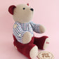 Layered Look Button Jointed Memory Bear