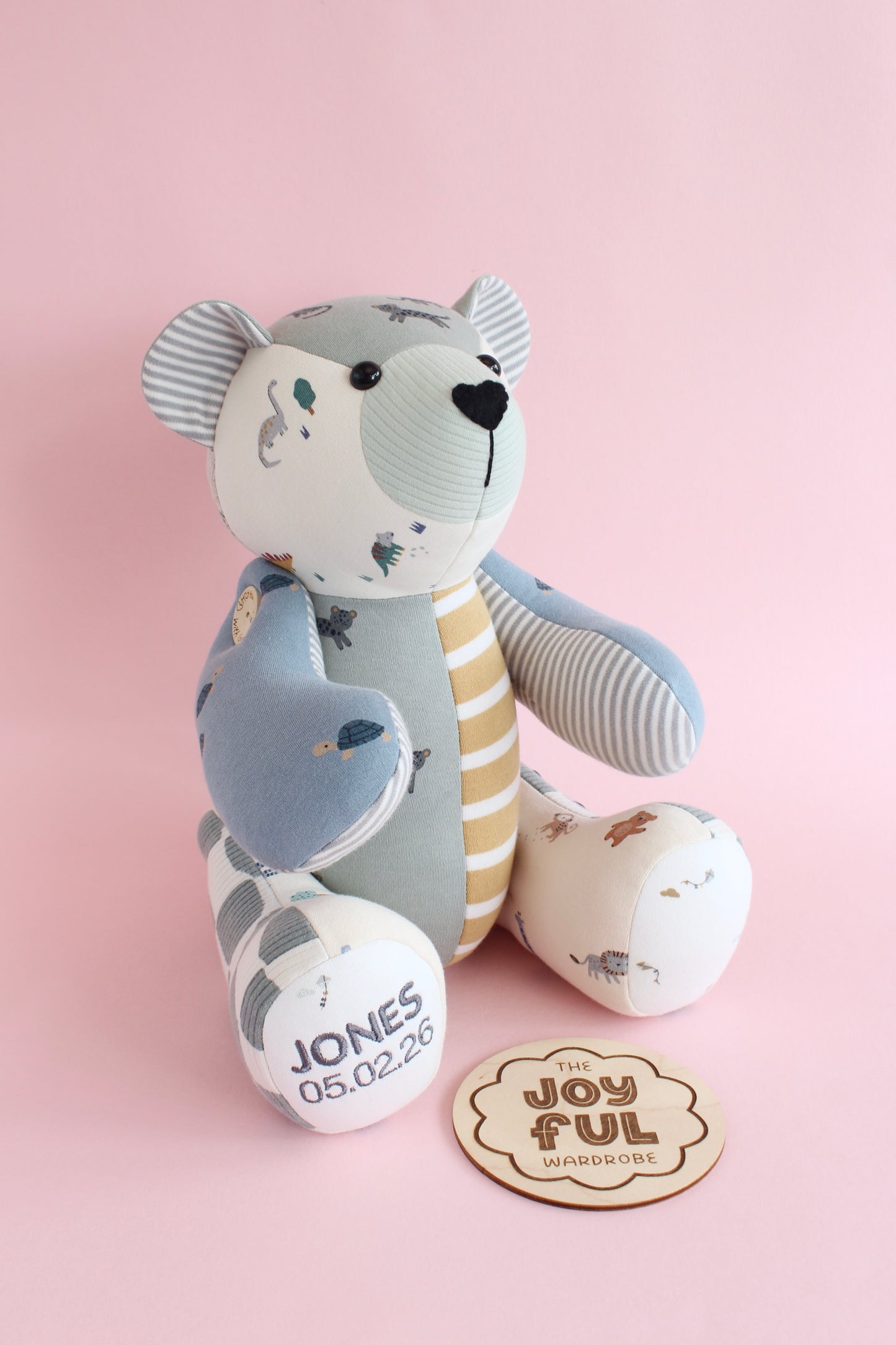 Button Jointed Memory Bear Keepsake