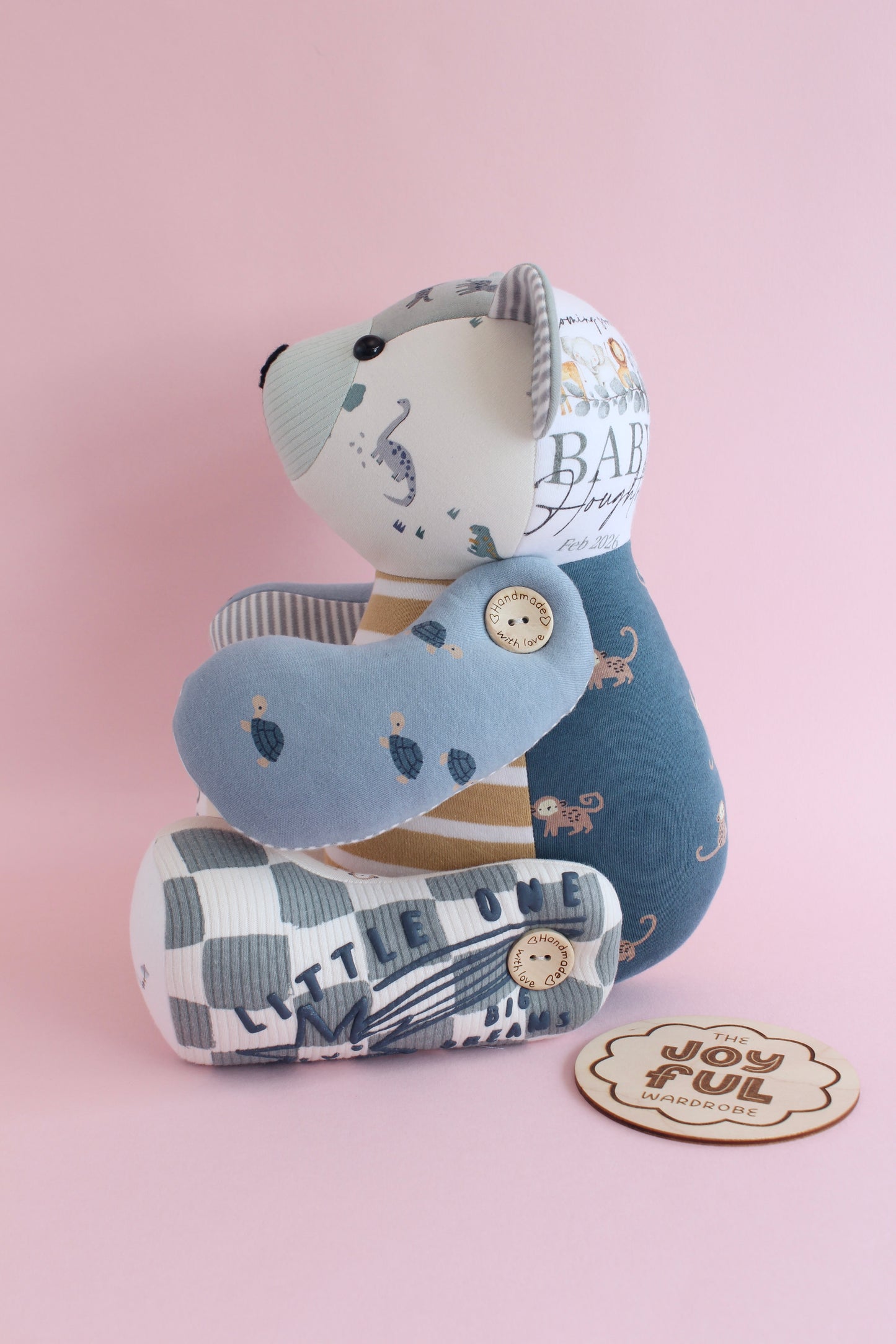 Button Jointed Memory Bear Keepsake