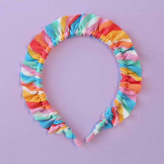 Rainbow Swirl - Single Ruffle