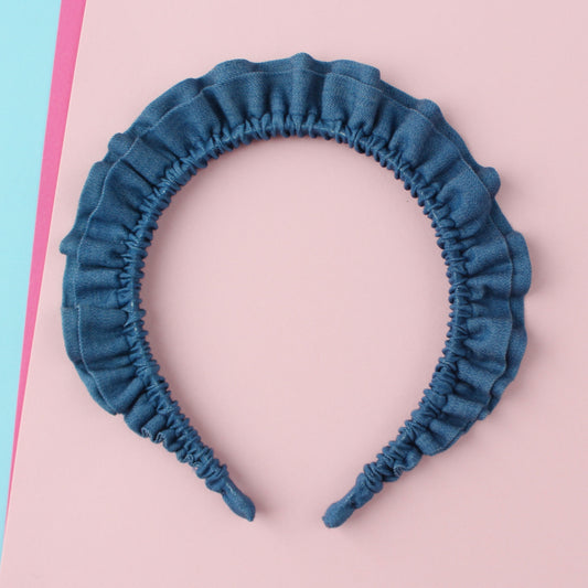 Double Denim - Little double Ruffle