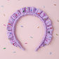 Sprinkle Cupcake Single Ruffle - Lilac