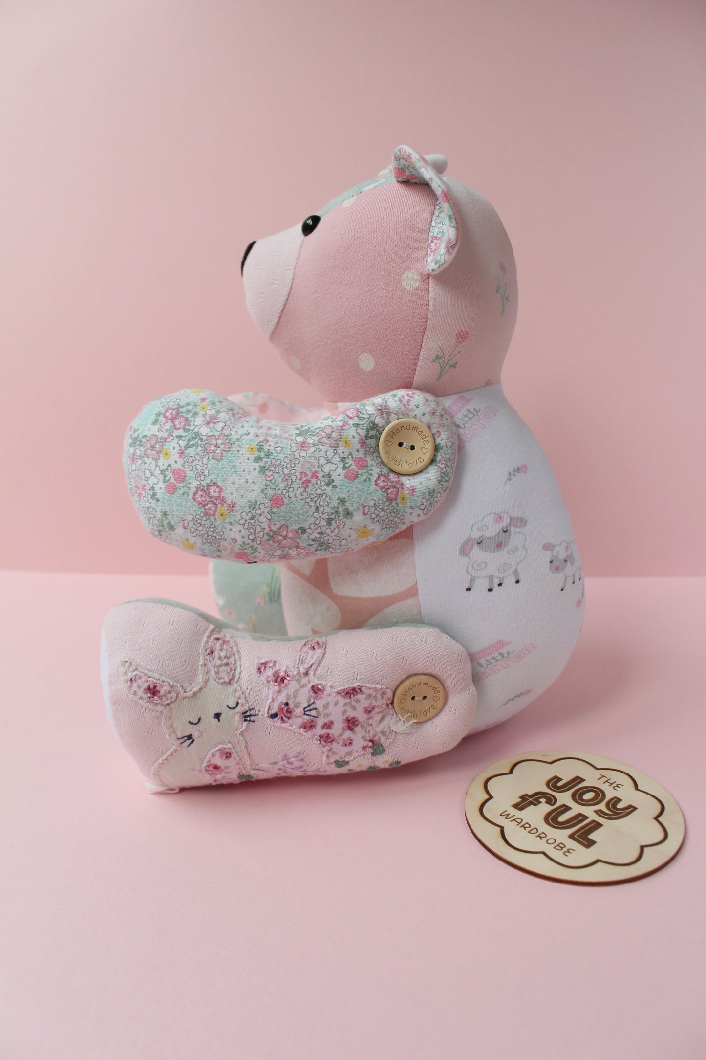 Button Jointed Memory Bear Keepsake